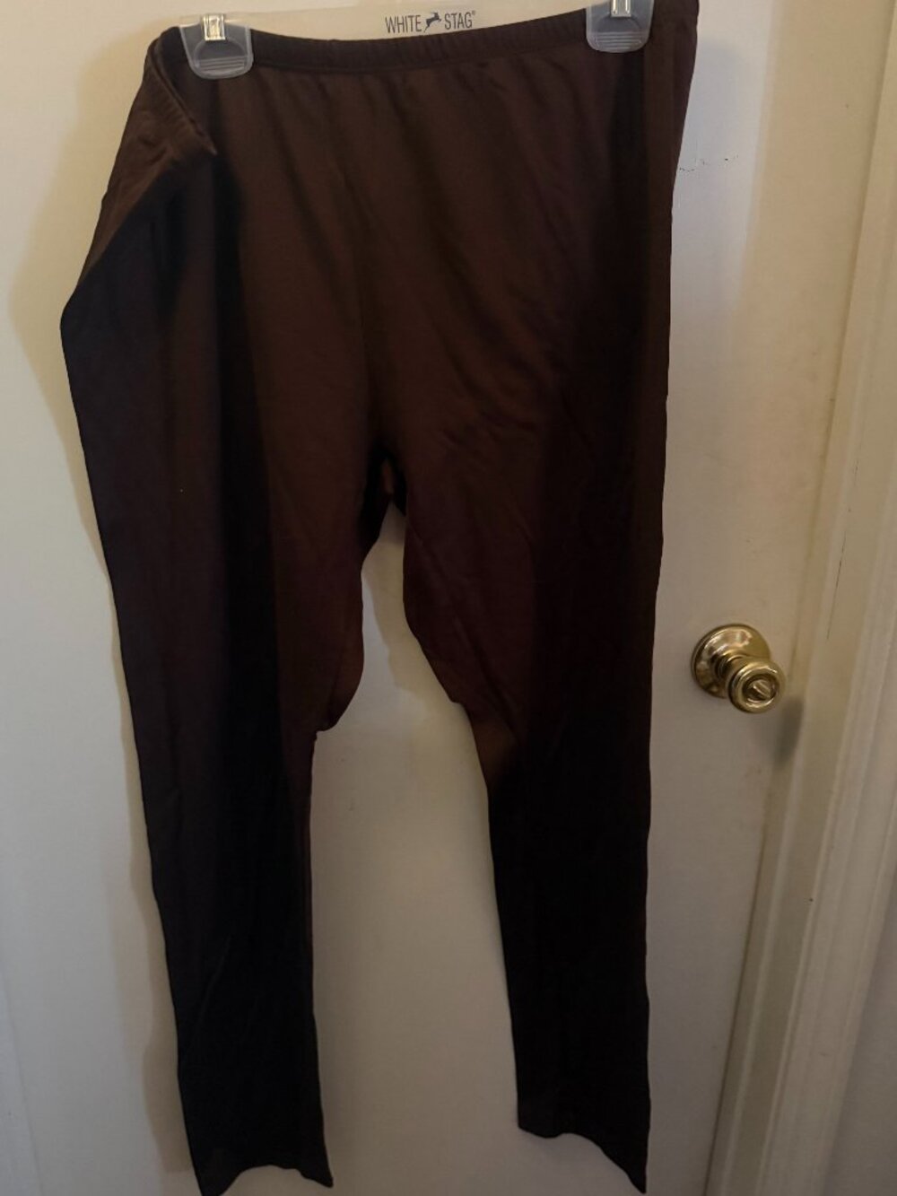 Fruit of the Loom Brown Leggings W 2X